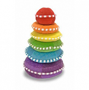 Мягкая игрушка-пирамидка Радуга (Melissa&Doug, 3066_md)